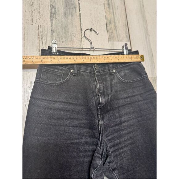 Nasty Gal collection black mom super high rise jeans size 6 - Picture 8 of 13